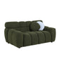 Home Upholstered Sofa Green CoolZStuffs