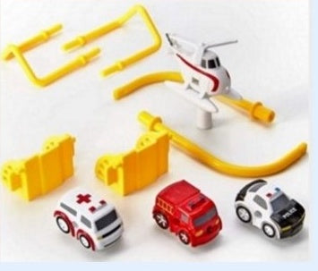 Cars Pass Through Big Adventure Parking Lot Rail Car Toy Car Track Kids Toy Dress Me Up