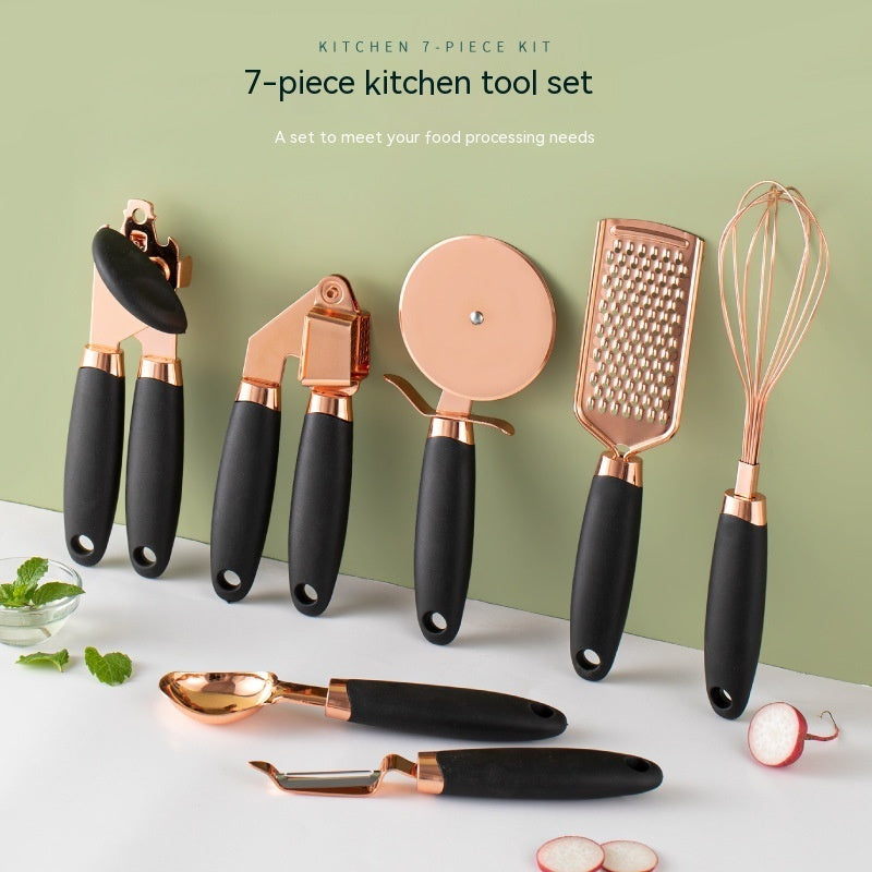 Kitchen Household Peeler Gadget Copper Plating Set Dress Me Up