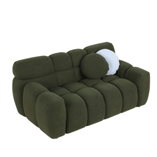 Home Upholstered Sofa Green CoolZStuffs