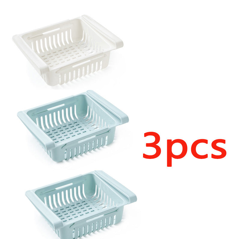 Refrigerator Storage Basket Stretchable Multifunction Kitchen Refrigerator Storage Box Dress Me Up