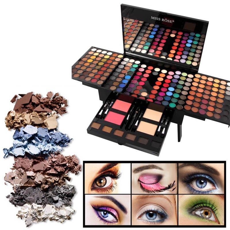 180 Colors Eyes Shadow Blush Set Personalized Piano-shaped Makeup Palette Box Dress Me Up