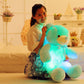 Creative Light Up LED Teddy Bear Stuffed Animals Plush Toy Colorful Glowing Christmas Gift For Kids Pillow Dress Me Up