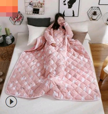 Winter Lazy Quilt with Sleeves Dress Me Up