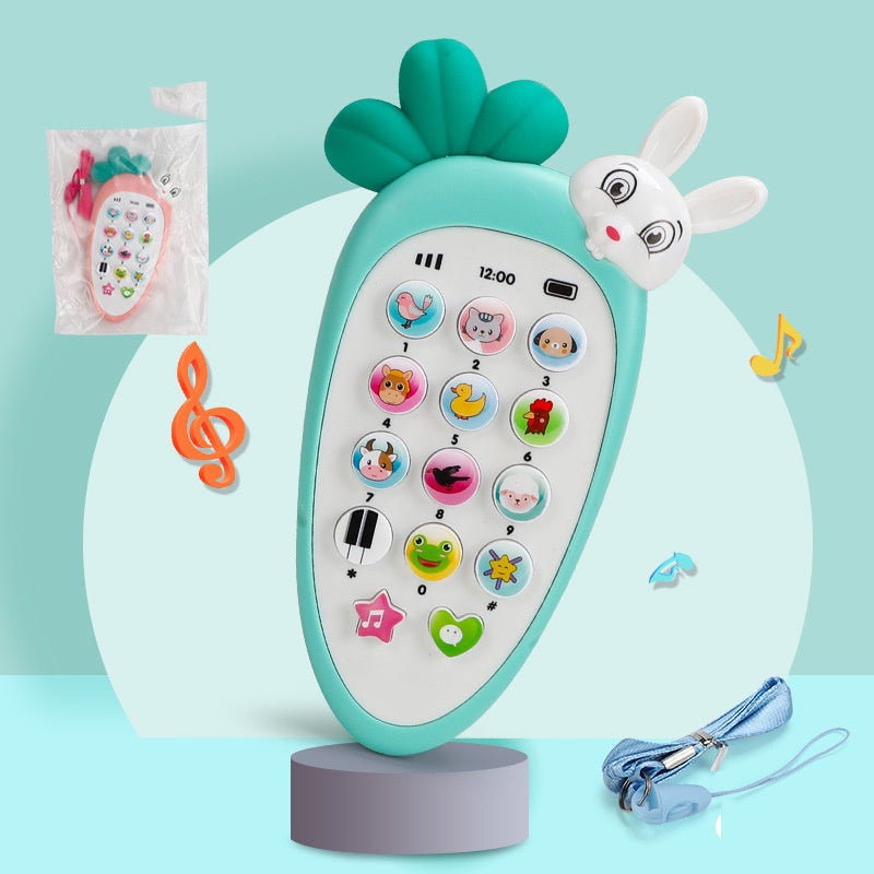 Baby Electronic Phone Toys Music Early Childhood Educational Toys Multi-function Simulation Phone Toys Dress Me Up