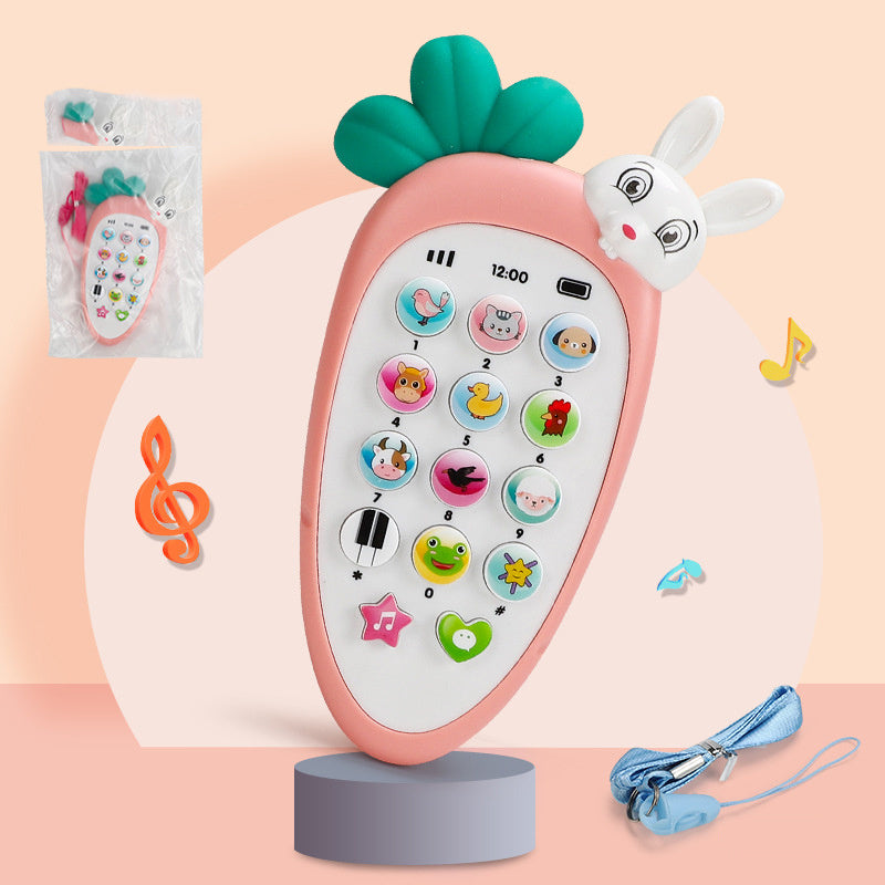 Baby Electronic Phone Toys Music Early Childhood Educational Toys Multi-function Simulation Phone Toys Dress Me Up