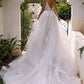 New Slim And Deep V Suspender Light Wedding Dress Dress Me Up