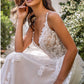 New Slim And Deep V Suspender Light Wedding Dress Dress Me Up