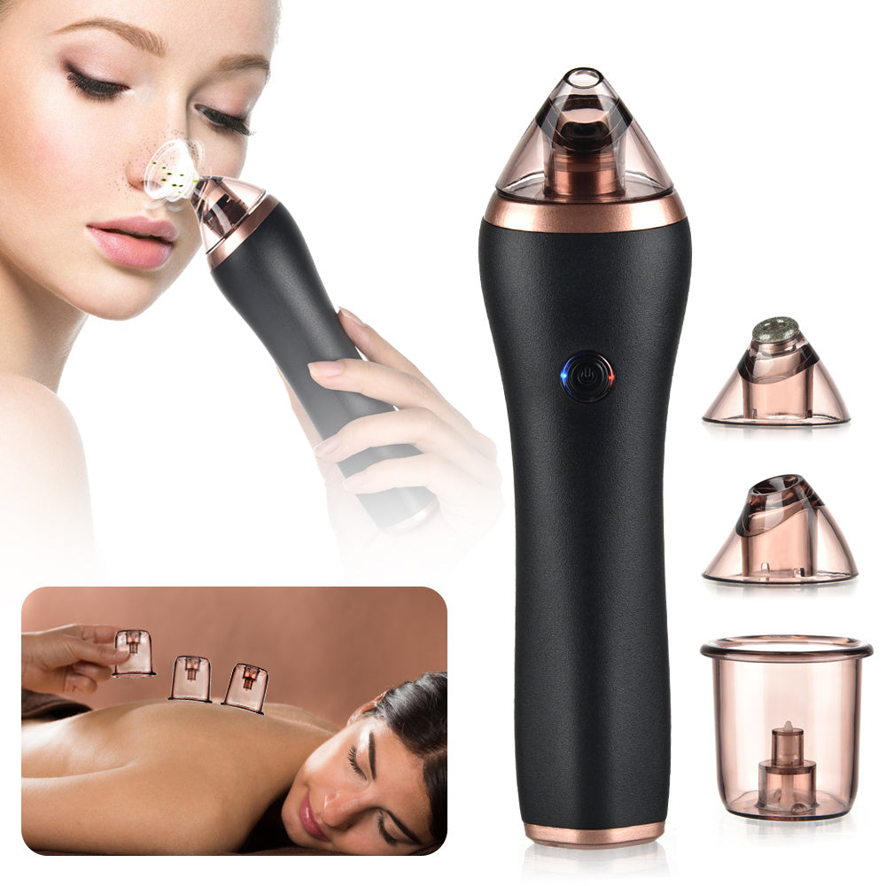 4 in 1 Body Guasha Cupping Blackhead Remover Machine Facial Pore Deep Cleansing Beauty Skin Care Dress Me Up