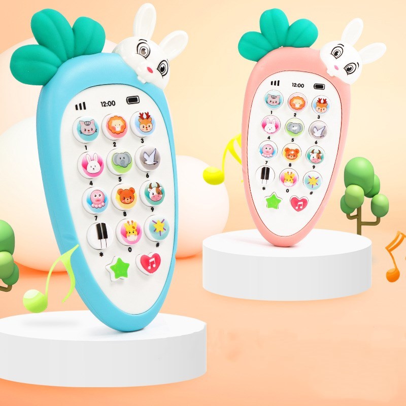 Baby Electronic Phone Toys Music Early Childhood Educational Toys Multi-function Simulation Phone Toys Dress Me Up