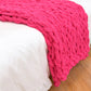 Handmade Coarse Yarn Knitted Chenille Rod Knitted Yarn Sofa Cover Blanket Dress Me Up