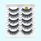 Mink False Eyelashes 3D False Eyelashes Five Pairs Of Soft Cotton Stalk Eyelashes Dress Me Up