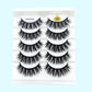 Mink False Eyelashes 3D False Eyelashes Five Pairs Of Soft Cotton Stalk Eyelashes Dress Me Up