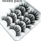 Mink False Eyelashes 3D False Eyelashes Five Pairs Of Soft Cotton Stalk Eyelashes Dress Me Up