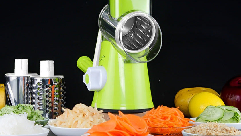 Manual Kitchen Accessories Multifunctional Round Mandoline Potato Slicer Vegetable Cutter Slicer Cheese Kitchen Gadgets Dress Me Up