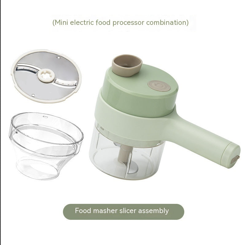 Chopper Mini Wireless Electric Mashed Garlic Cutting And Pressing Stir Dress Me Up