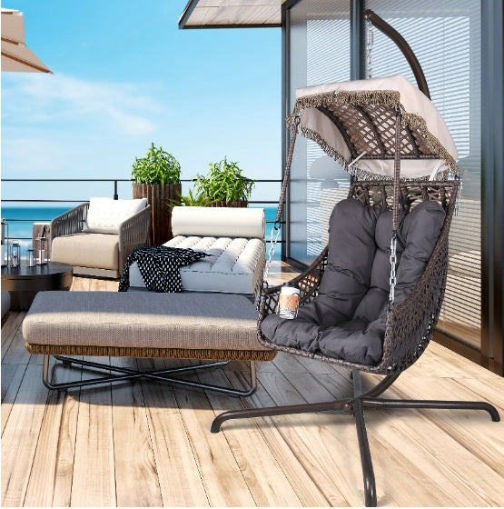 Swing Egg Chair Indoor And Outdoor CoolZStuffs