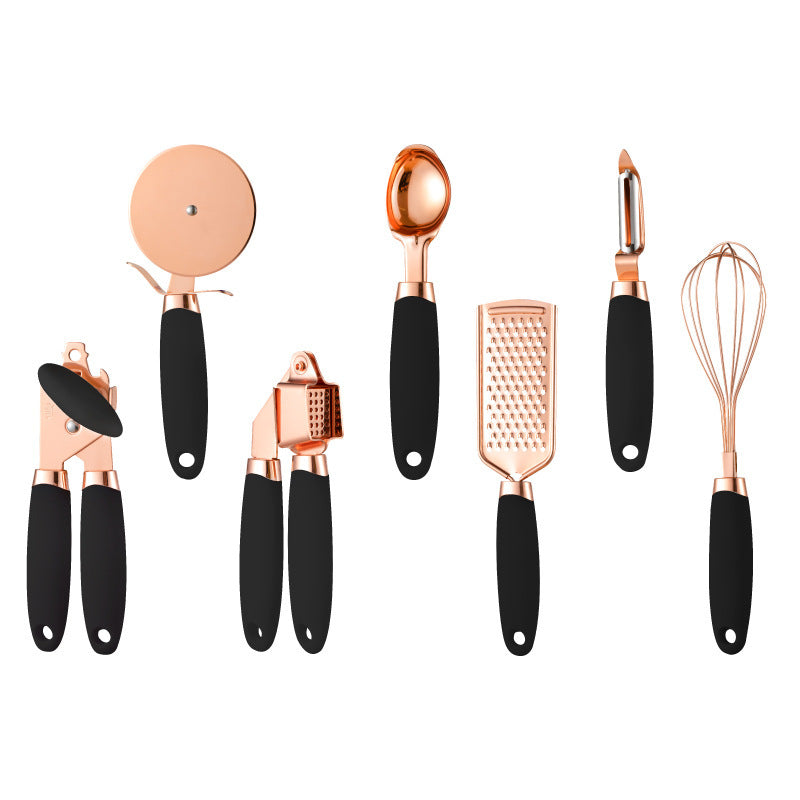 Kitchen Household Peeler Gadget Copper Plating Set Dress Me Up