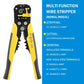 Crimper Cable Cutter Adjustable Automatic Wire Stripper Multifunctional Stripping Crimping Pliers Terminal Hand Tool