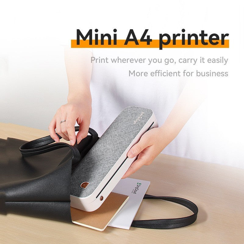 Mini A4 Printer Household Small Portable Ink-free Error Machine Dress Me Up