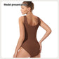 Women's Fashion Simple Solid Color Bodysuit Dress Me Up