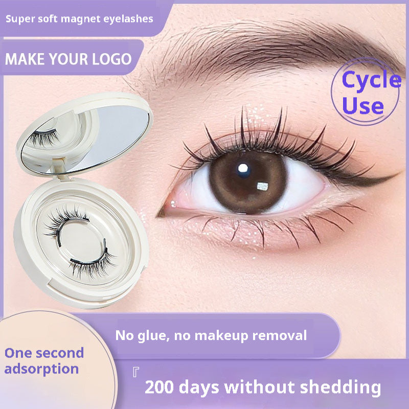 One-piece Mom Girl Style Soft Magnetic Suction Eyelash Integrated Soap Holder Dress Me Up