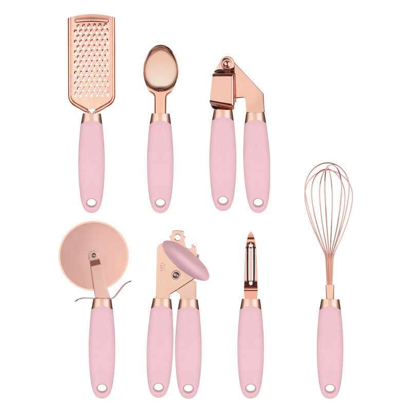 Kitchen Household Peeler Gadget Copper Plating Set Dress Me Up