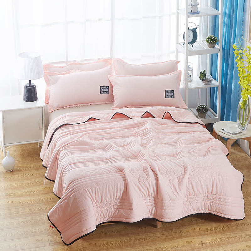 Cooling Blankets Pure Color Summer Quilt Plain Summer Cool Quilt Compressible Air-conditioning Quilt Quilt Blanket Dress Me Up