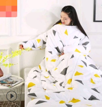 Winter Lazy Quilt with Sleeves Dress Me Up