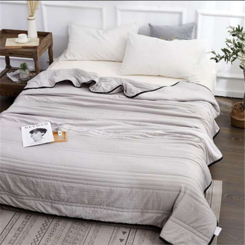 Cooling Blankets Pure Color Summer Quilt Plain Summer Cool Quilt Compressible Air-conditioning Quilt Quilt Blanket Dress Me Up