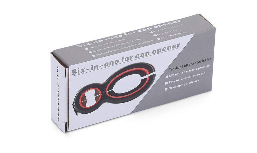 Multifunctional Easy Opener Six in One Bottle Can Opener Dress Me Up