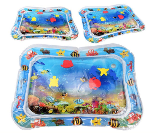 Baby Inflatable Water Mat, Infants Summer Beach Water Mat Patted Pad Water Cushion For Infants Toddlers Summer Activity Play Toys Baby Pillows Dress Me Up