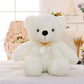 Creative Light Up LED Teddy Bear Stuffed Animals Plush Toy Colorful Glowing Christmas Gift For Kids Pillow Dress Me Up