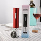 Electric Wine Opener Automatic Electric Wine Bottle Corkscrew Opener With Foil Cutter Wine Bottle Opener Kit Dress Me Up