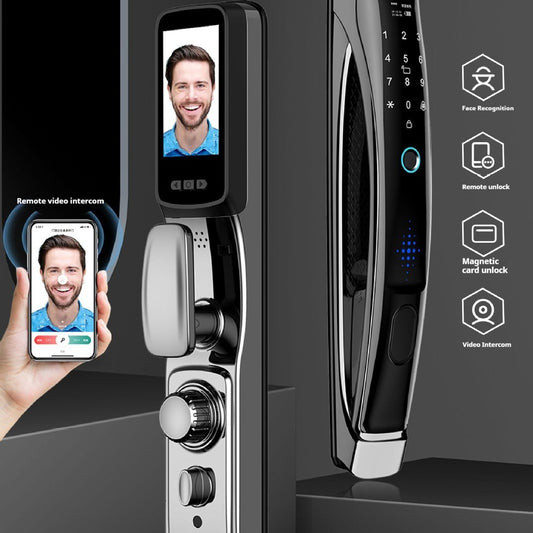 Face Recognition Lock Remote Visual Intercom Intelligent Fingerprint Lock Dress Me Up