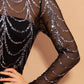 Sequins Women Maxi Dresses Long Sleeve Female Party Dresses Dress Me Up