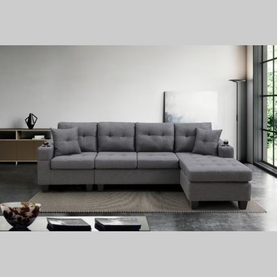 Fabric Sectional Sofa CoolZStuffs