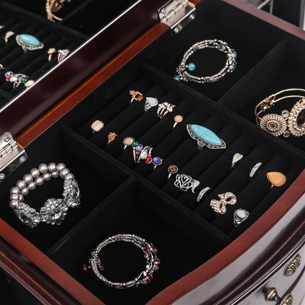 Floor-standing Eight-drawer Nine-layer Jewelry Cabinet CoolZStuffs