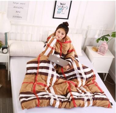 Winter Lazy Quilt with Sleeves Dress Me Up