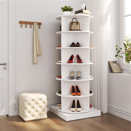 360 Rotating Shoe Cabinet 6 Floors CoolZStuffs