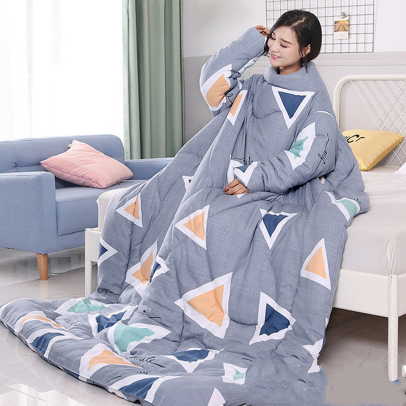 Winter Lazy Quilt with Sleeves Dress Me Up