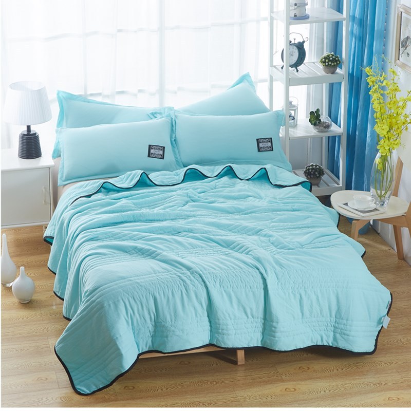 Cooling Blankets Pure Color Summer Quilt Plain Summer Cool Quilt Compressible Air-conditioning Quilt Quilt Blanket Dress Me Up