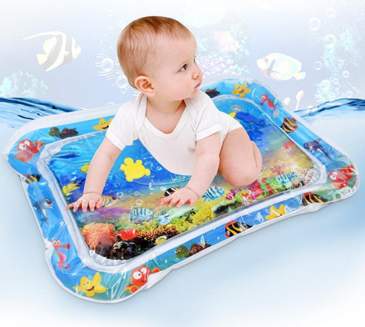 Baby Inflatable Water Mat, Infants Summer Beach Water Mat Patted Pad Water Cushion For Infants Toddlers Summer Activity Play Toys Baby Pillows Dress Me Up