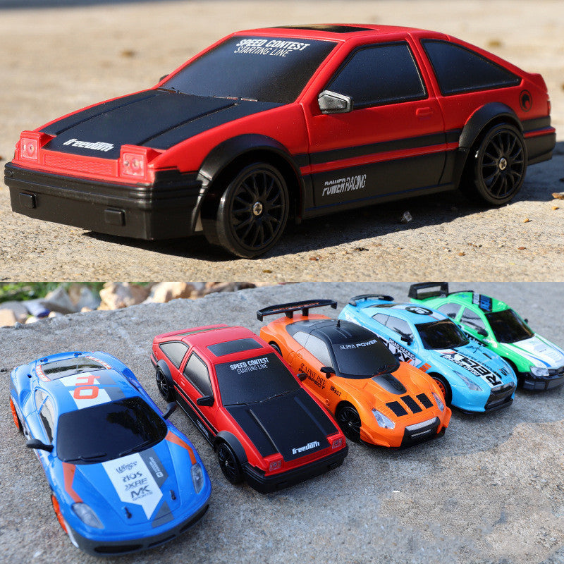 2.4G Drift Rc Car 4WD RC Drift Car Toy Remote Control GTR Model AE86 Vehicle Car RC Racing Car Toy For Children Christmas Gifts Dress Me Up