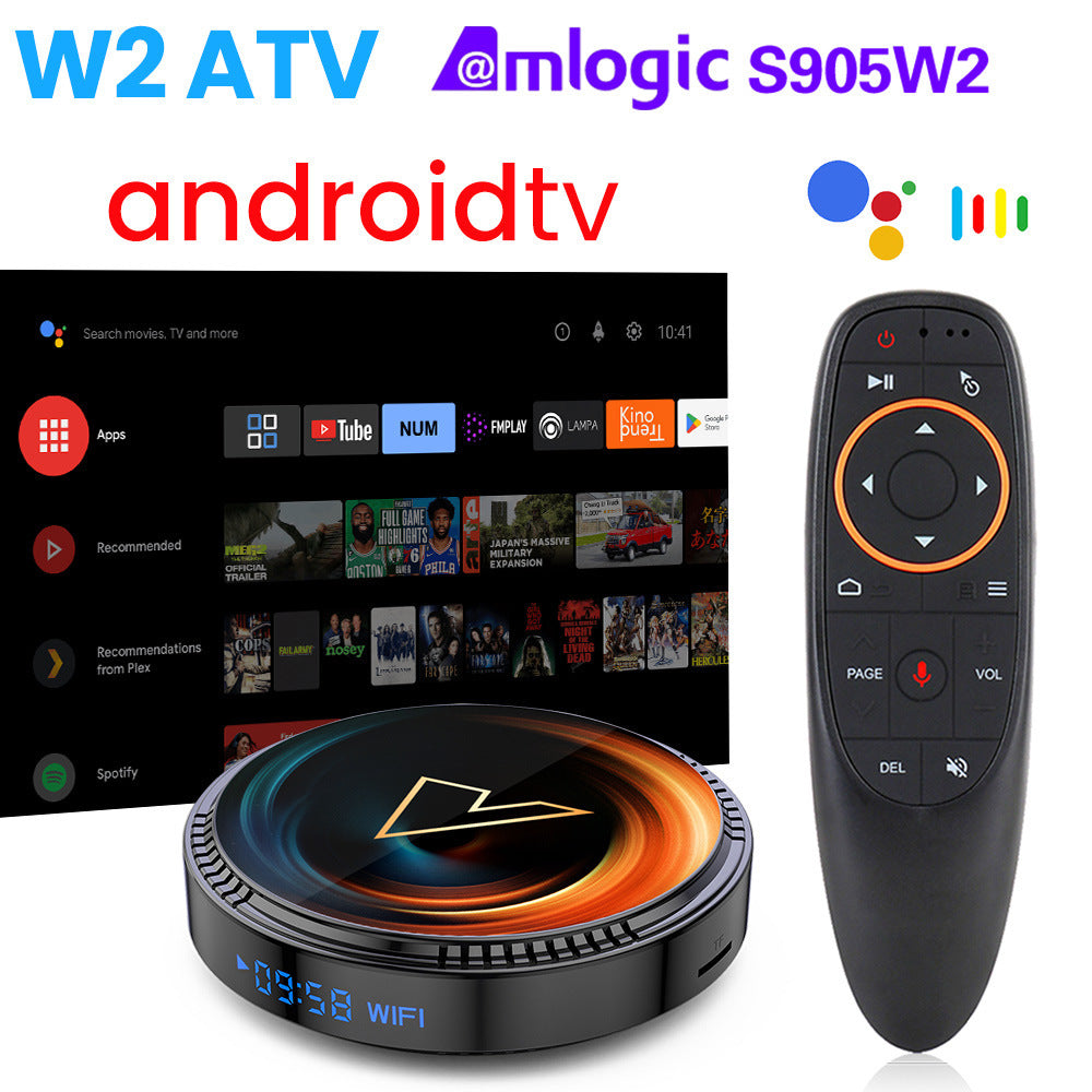 W2 ATV Androidtv11 Smart TVBox AmlogicS905W2 Dual Wifi Dress Me Up