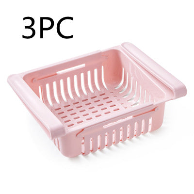 Refrigerator Storage Basket Stretchable Multifunction Kitchen Refrigerator Storage Box Dress Me Up