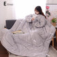 Winter Lazy Quilt with Sleeves Dress Me Up