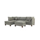 3-PC SECTIONAL In Gray CoolZStuffs