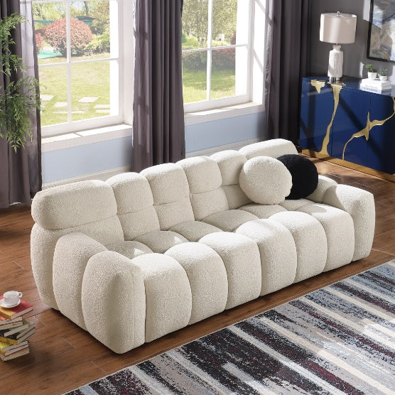 Home Fabric Sofa Beige CoolZStuffs