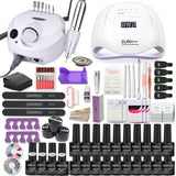 Nail Art Tool Set Nail Polish Glue Phototherapy Lamp Dress Me Up